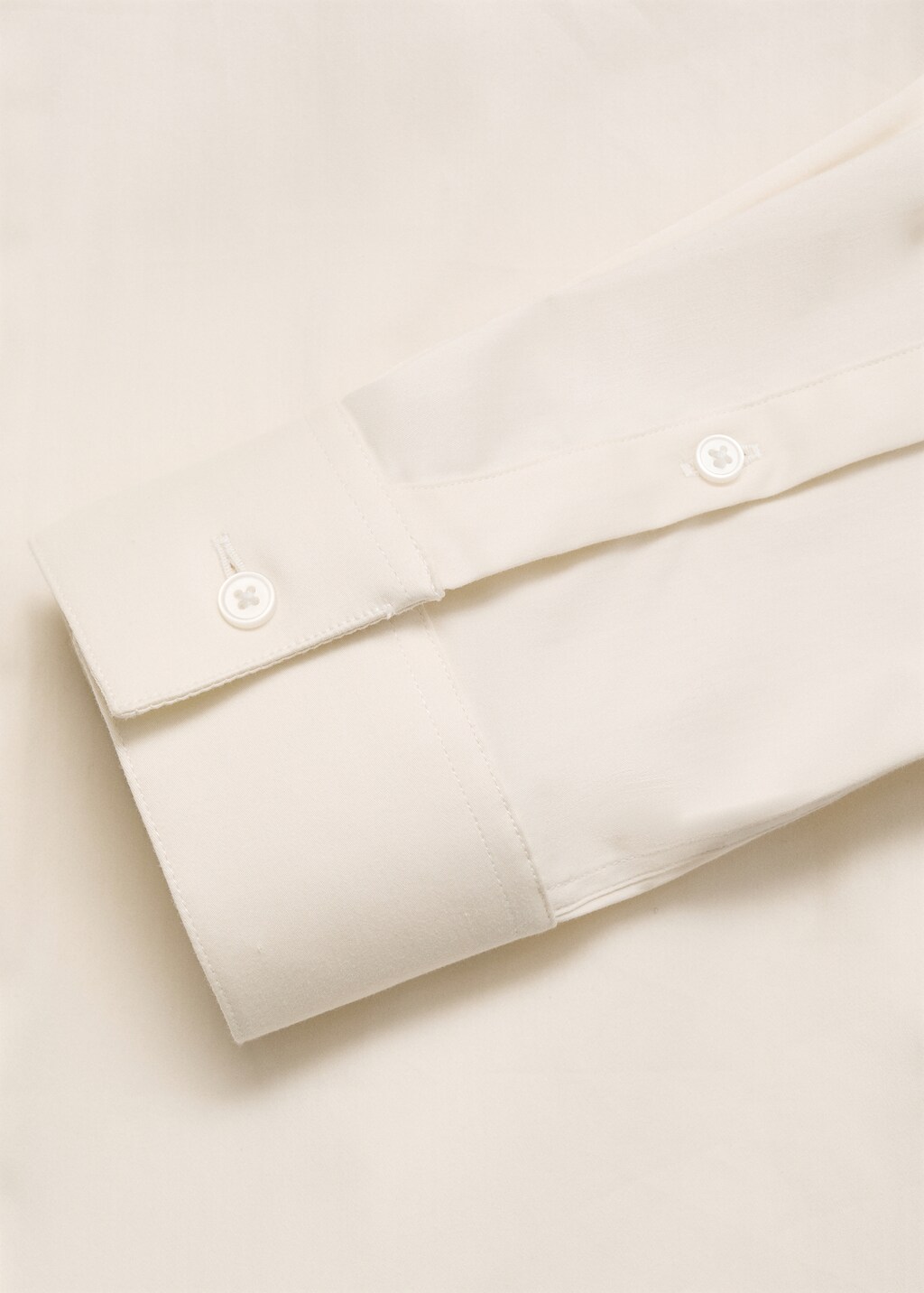 Super slim fit cotton stretch suit shirt - Brown