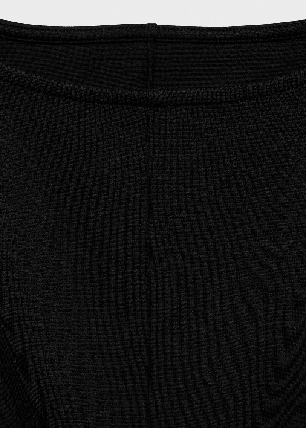 A-line boat-neck top - White