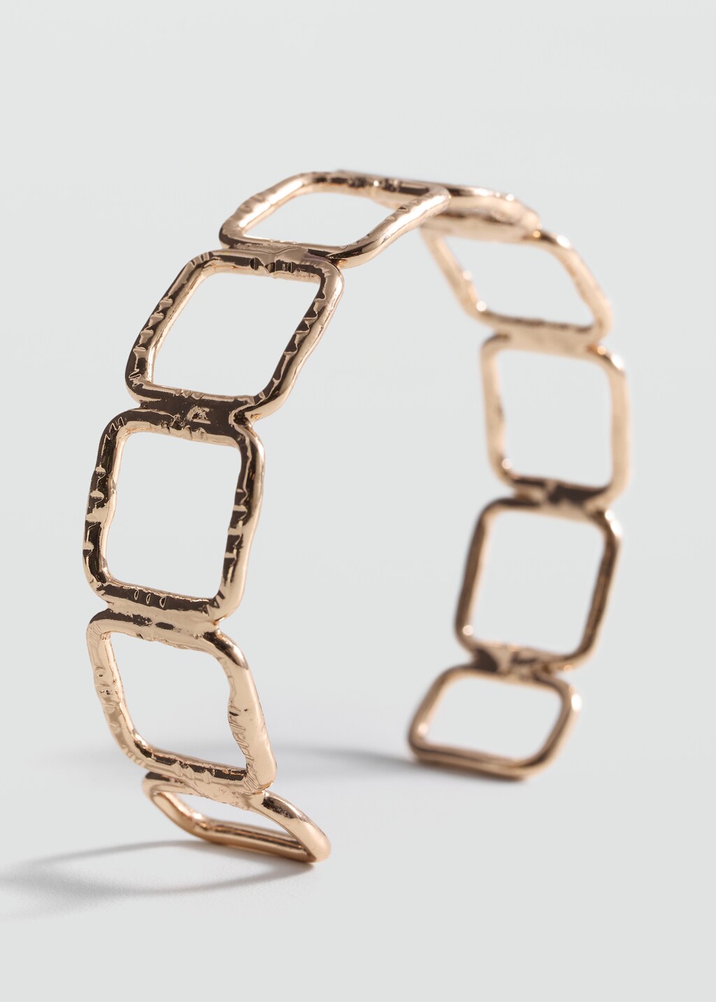 Rigid circle bracelet - Gold