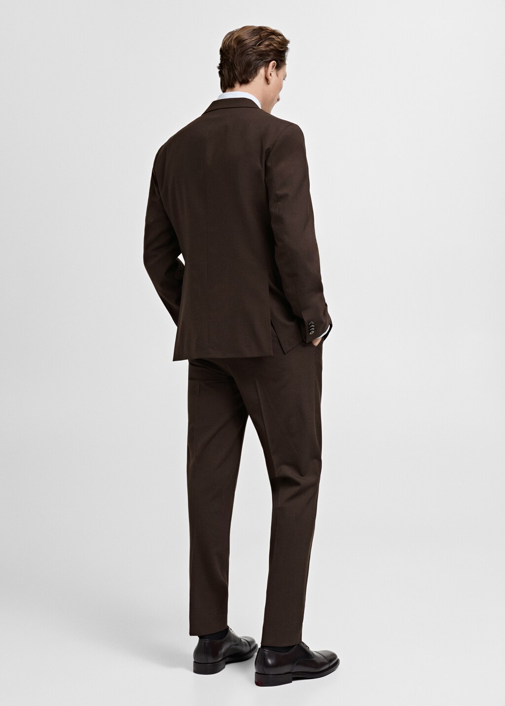 Turin 100% wool suit jacket - Dark Navy