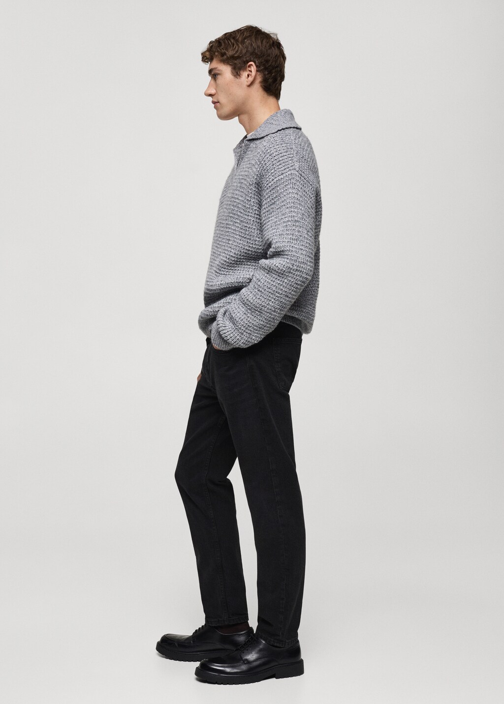 Jeans Ben tapered fit - Black denim