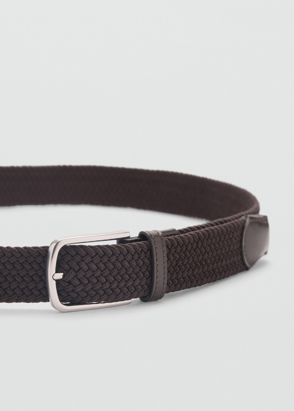 Braided elastic belt - Dark Navy