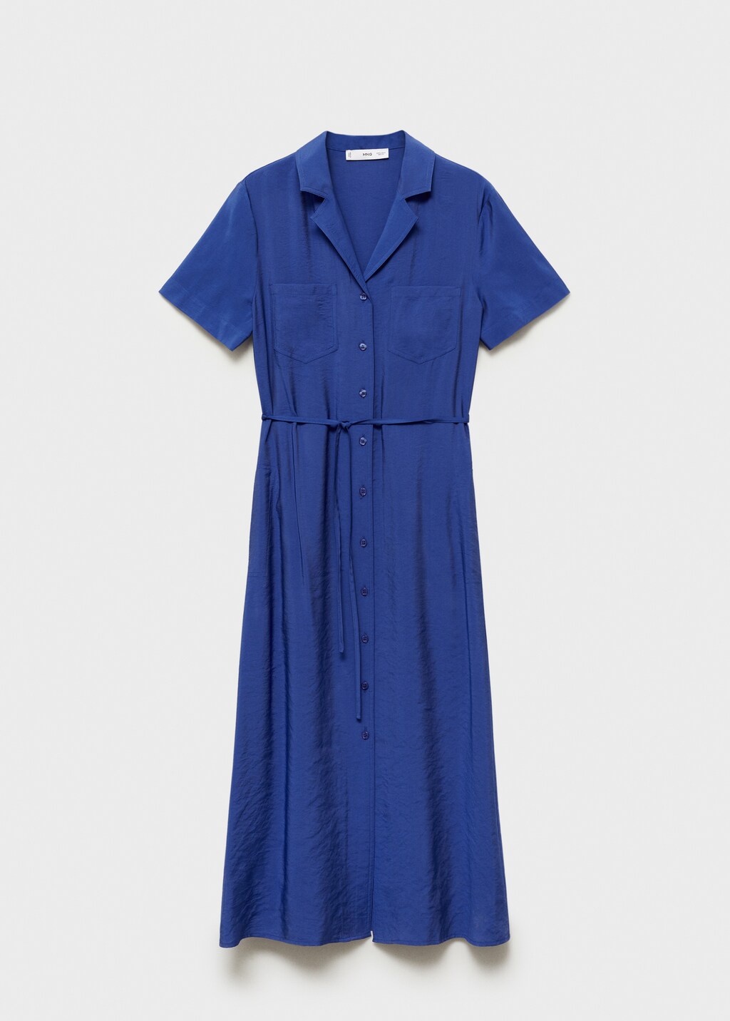 Pockets shirt dress - Red