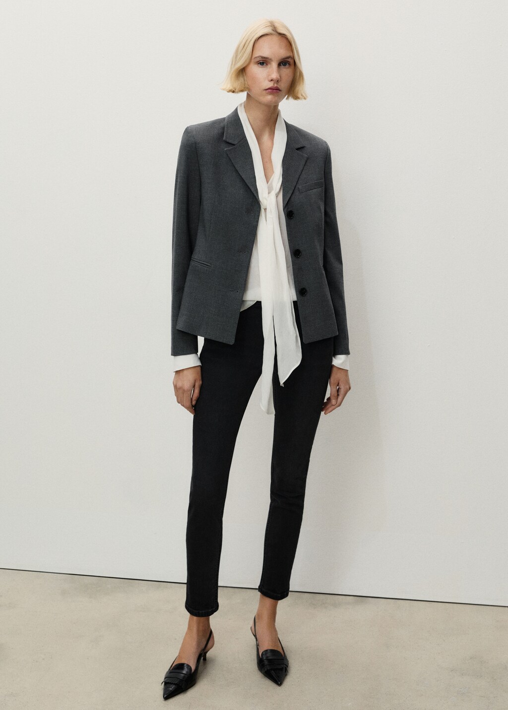 Mid-rise skinny jeans - Dark Blue