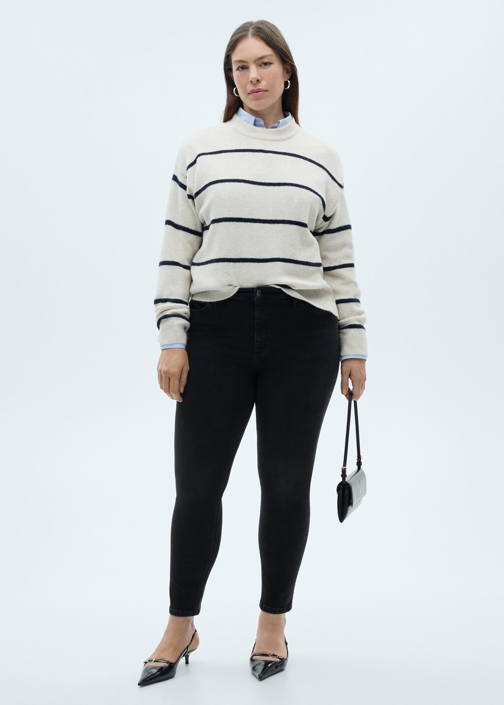 Mid-rise skinny jeans - Dark Blue