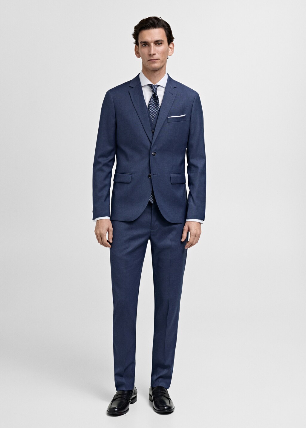 Super slim-fit suit jacket in stretch fabric - Grey