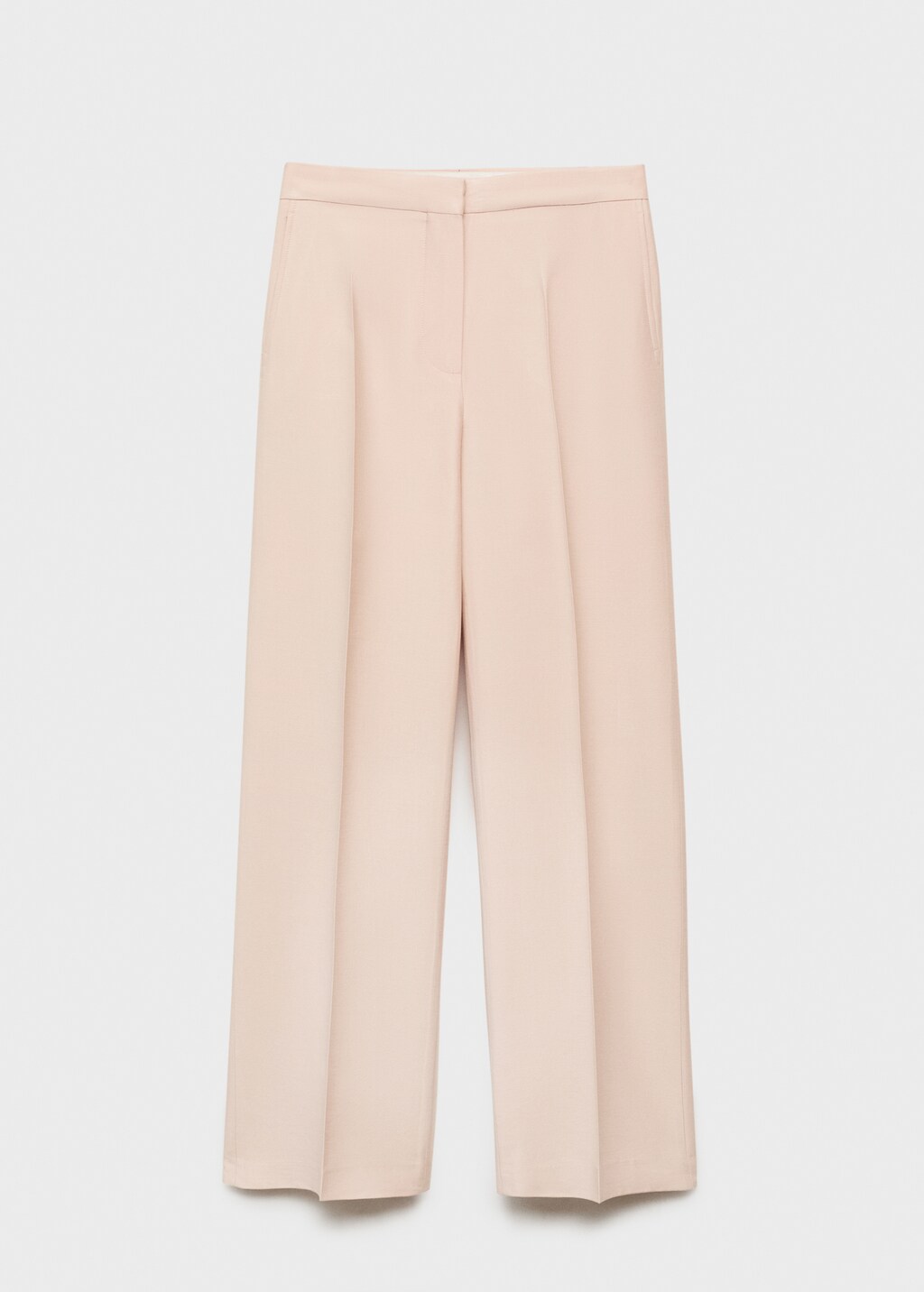 Straight suit trousers - Nude