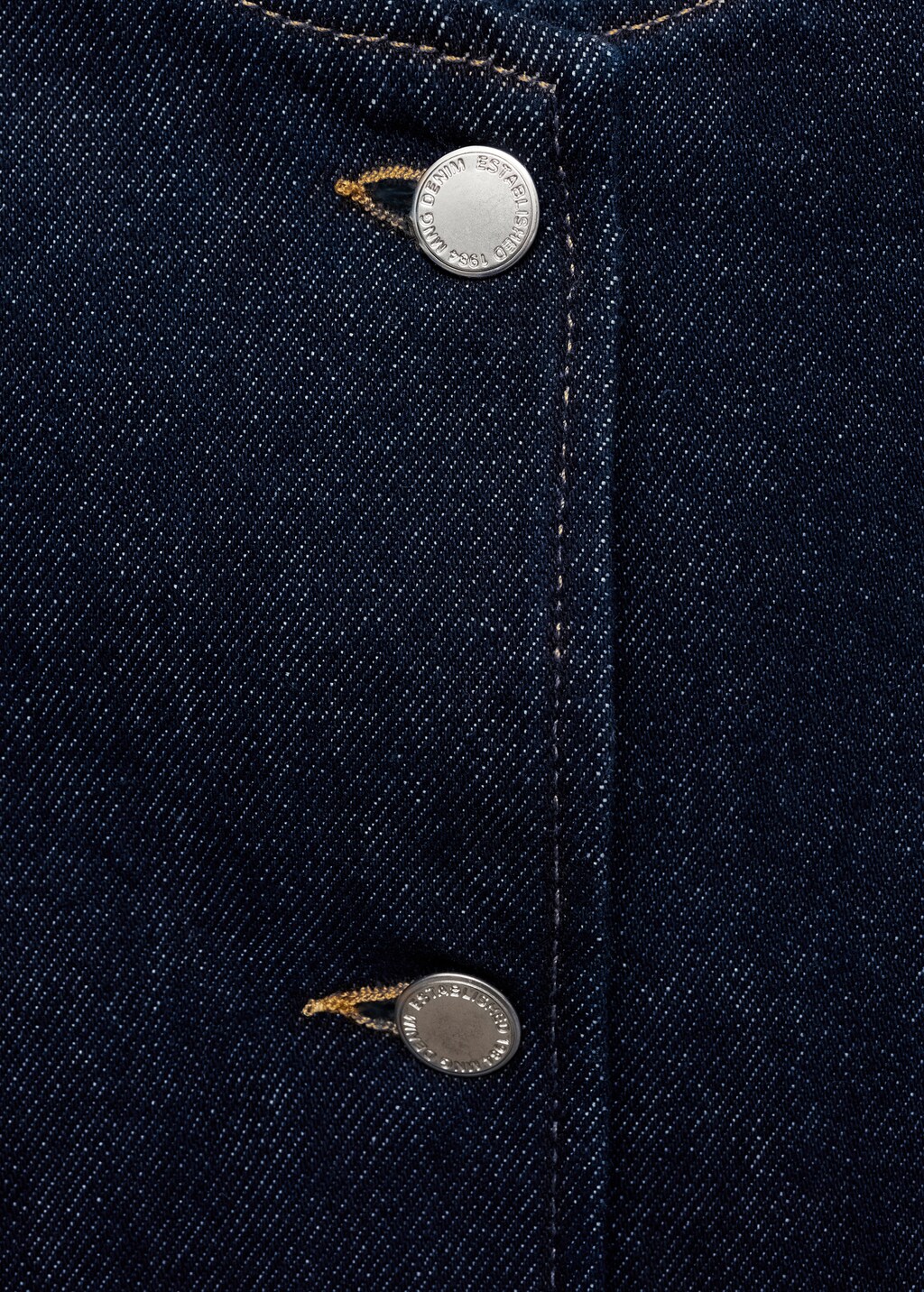 Rinse-wash denim jacket - Open Blue