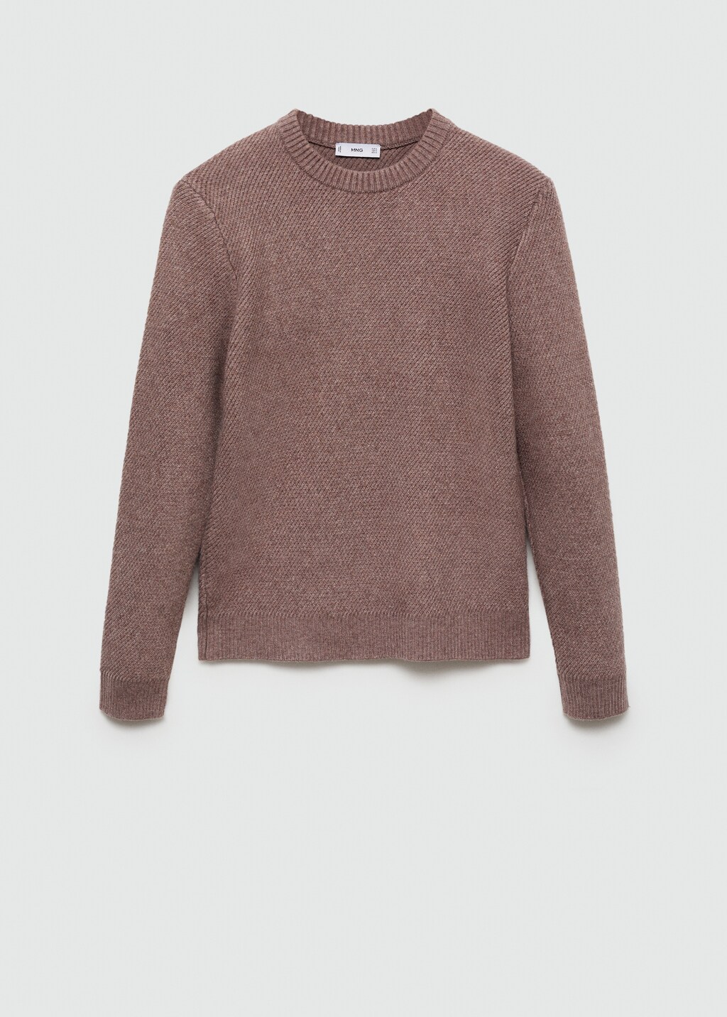 Regular-fit knitted sweater - China Blue