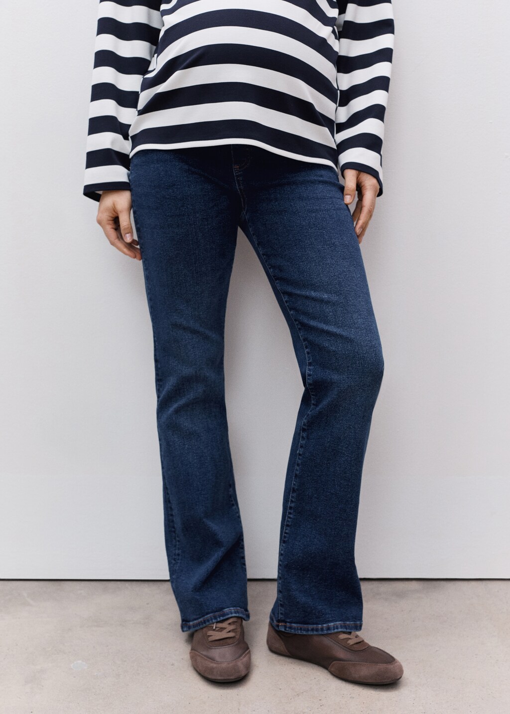 Maternity flared jeans - Black denim