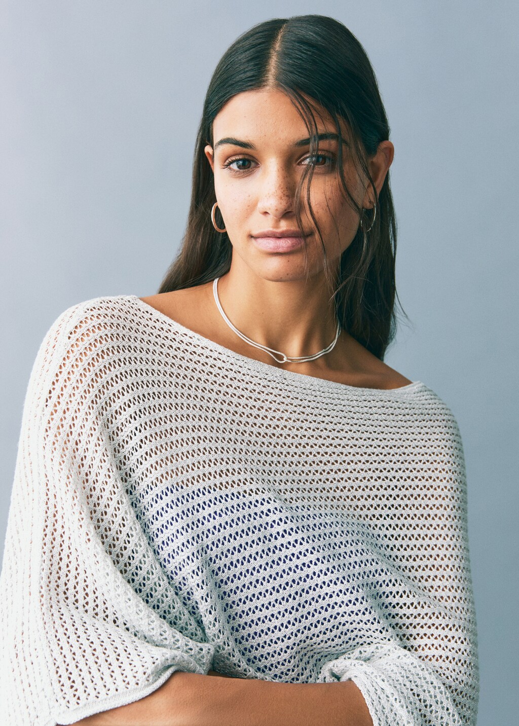 Knit cape - Gold