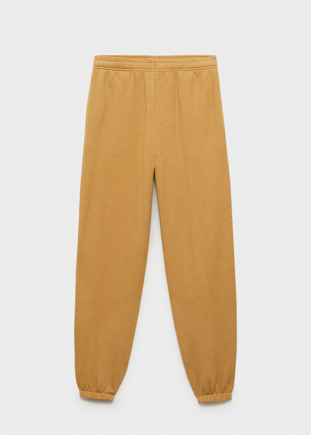 Heather fleece cotton trousers - Plum