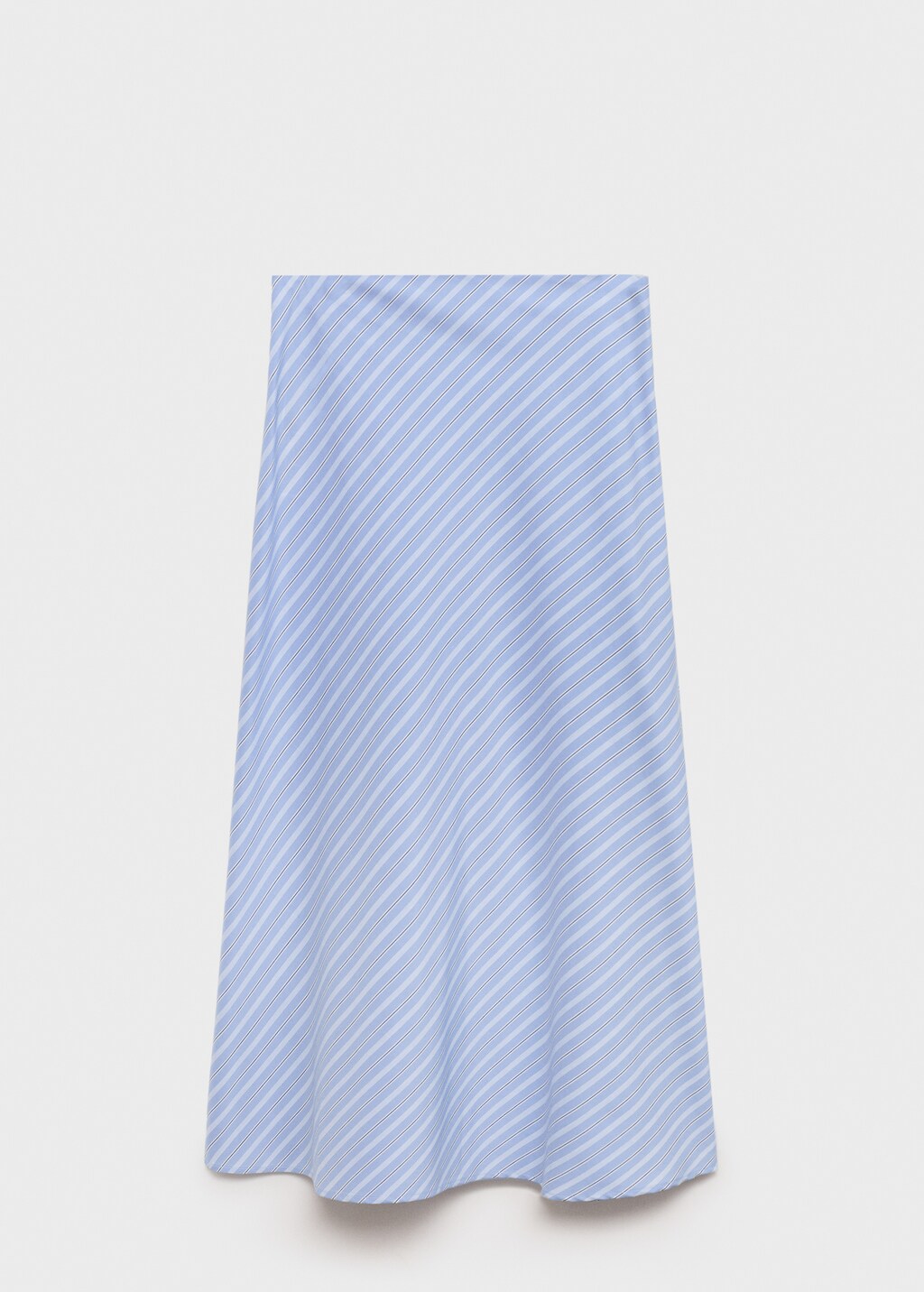Striped midi skirt - Blue
