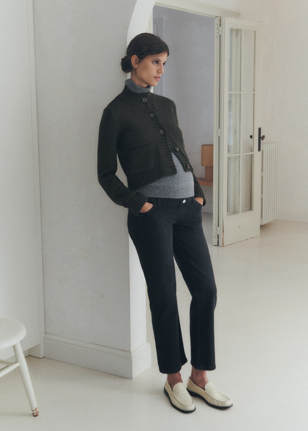 Maternity flared jeans - Dark Blue