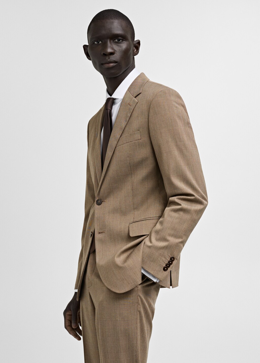 Milan slim-fit suit jacket - Grey