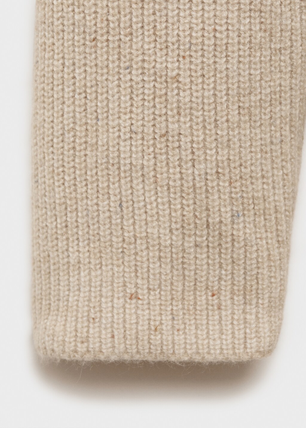 Ribbed knit cardigan - Light/Pastel Grey