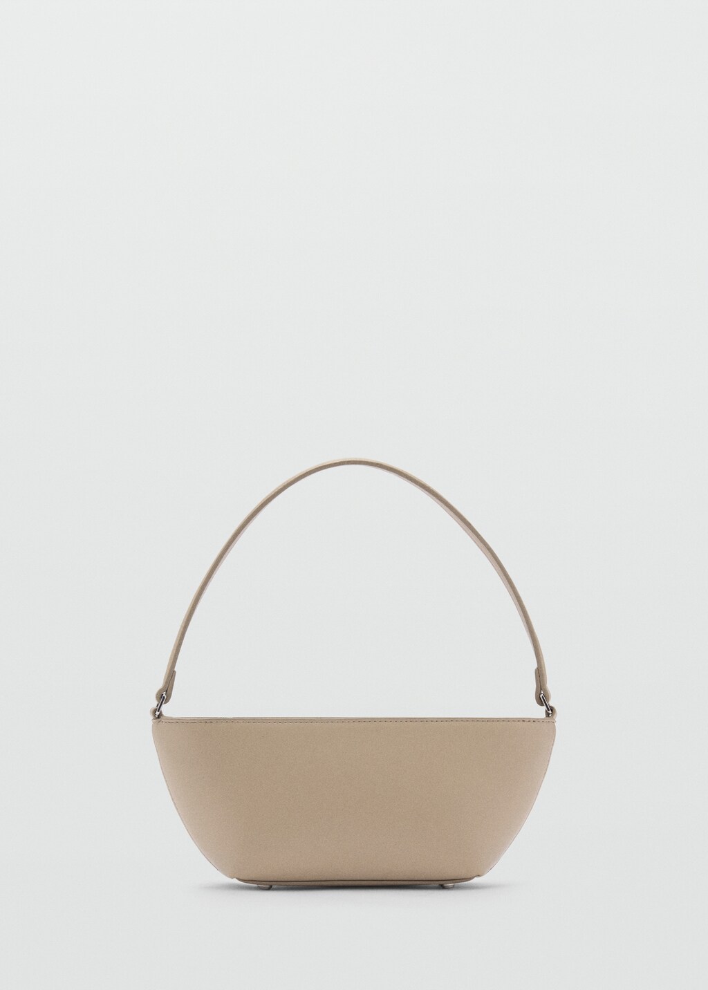 Oval shoulder bag - Black