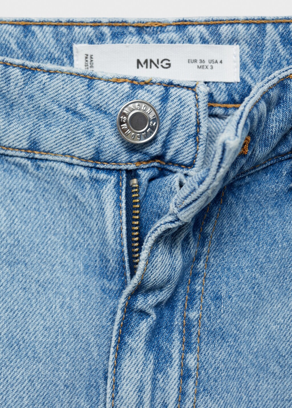 Danila wideleg rinse-wash jeans - Open Blue