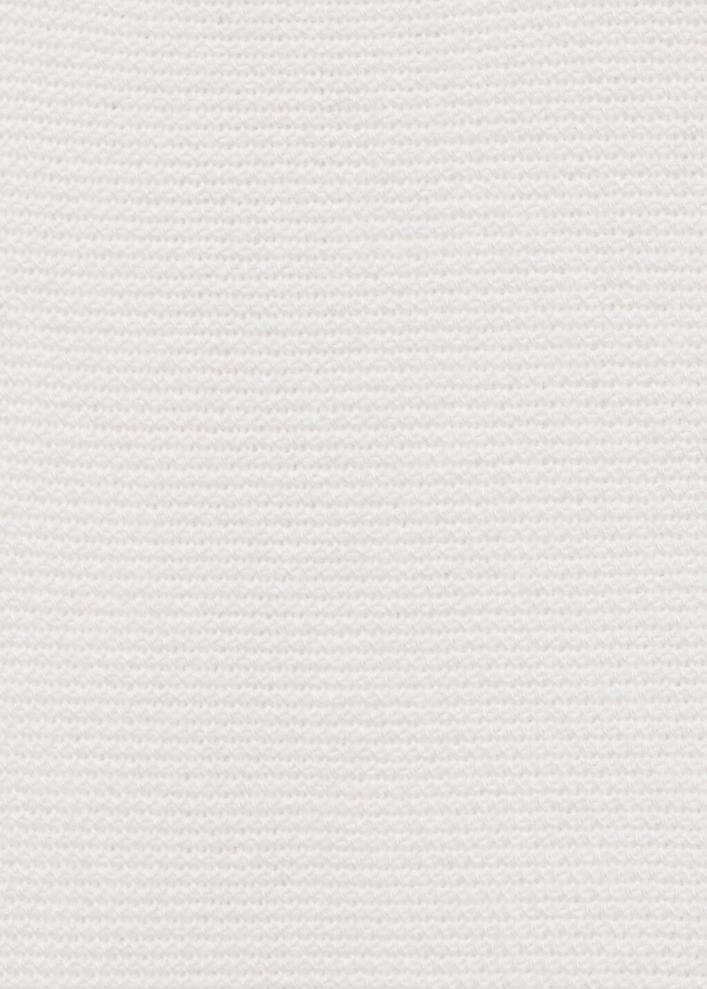 Cotton knit cape - Off White