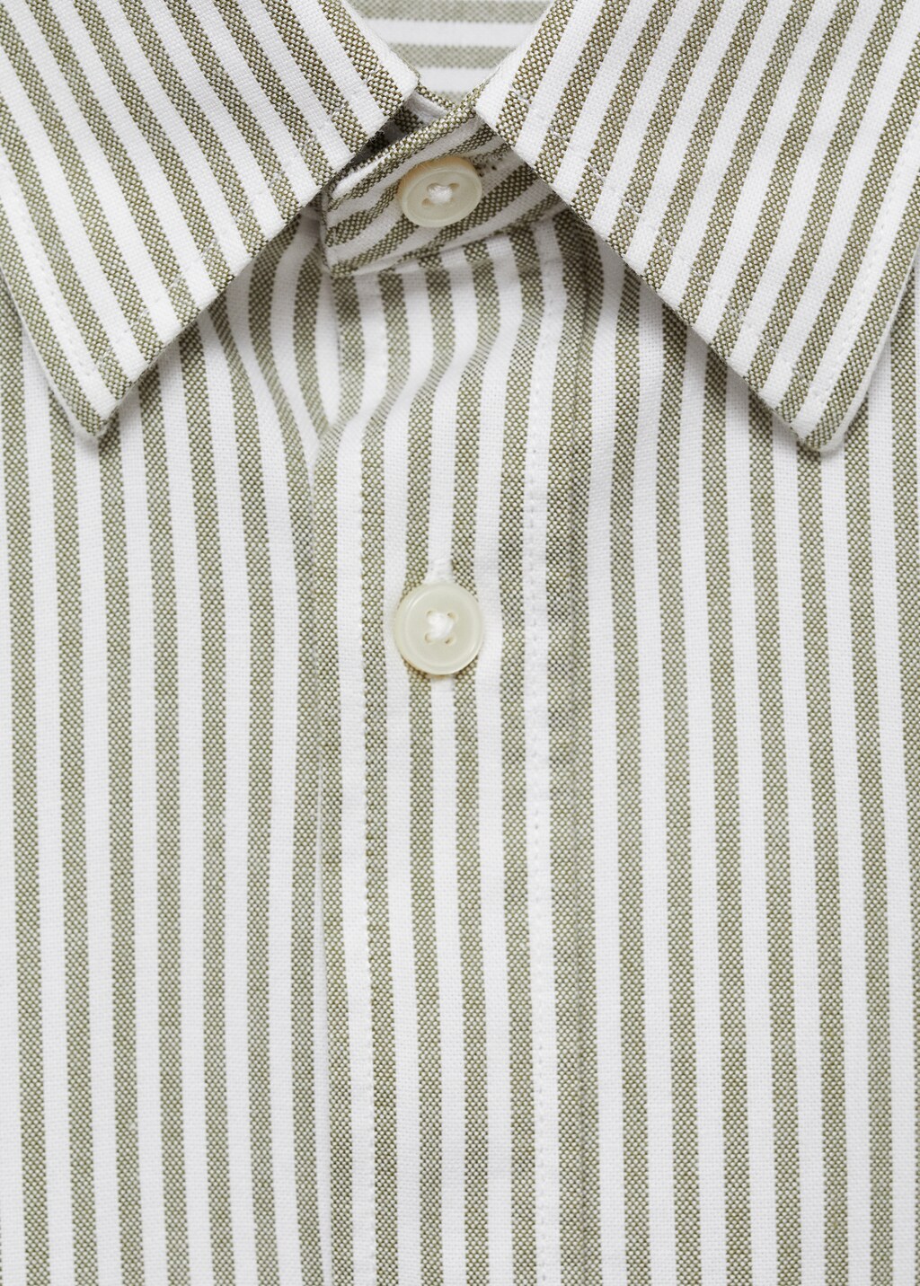 100% cotton kodak striped shirt - White
