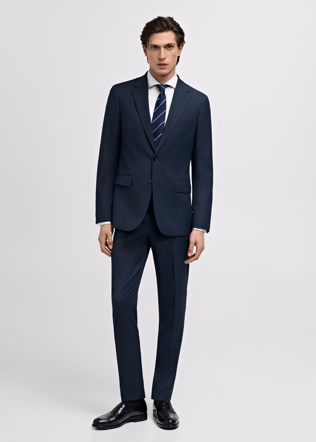 Milan slim-fit suit jacket - Grey