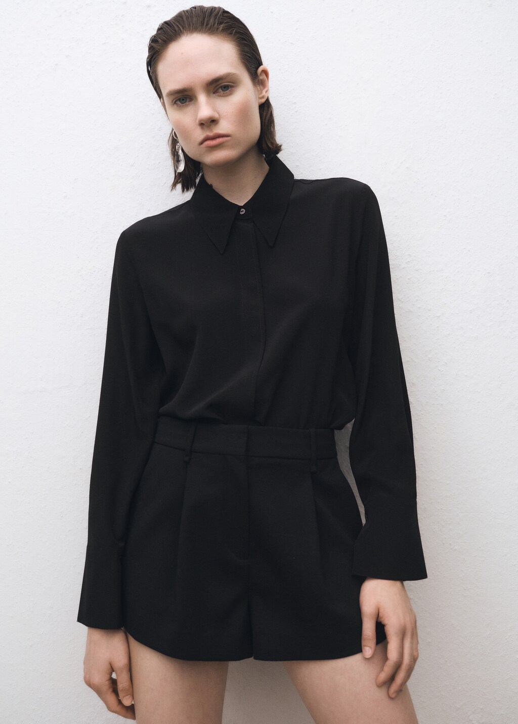 Satin silk shirt - Off White