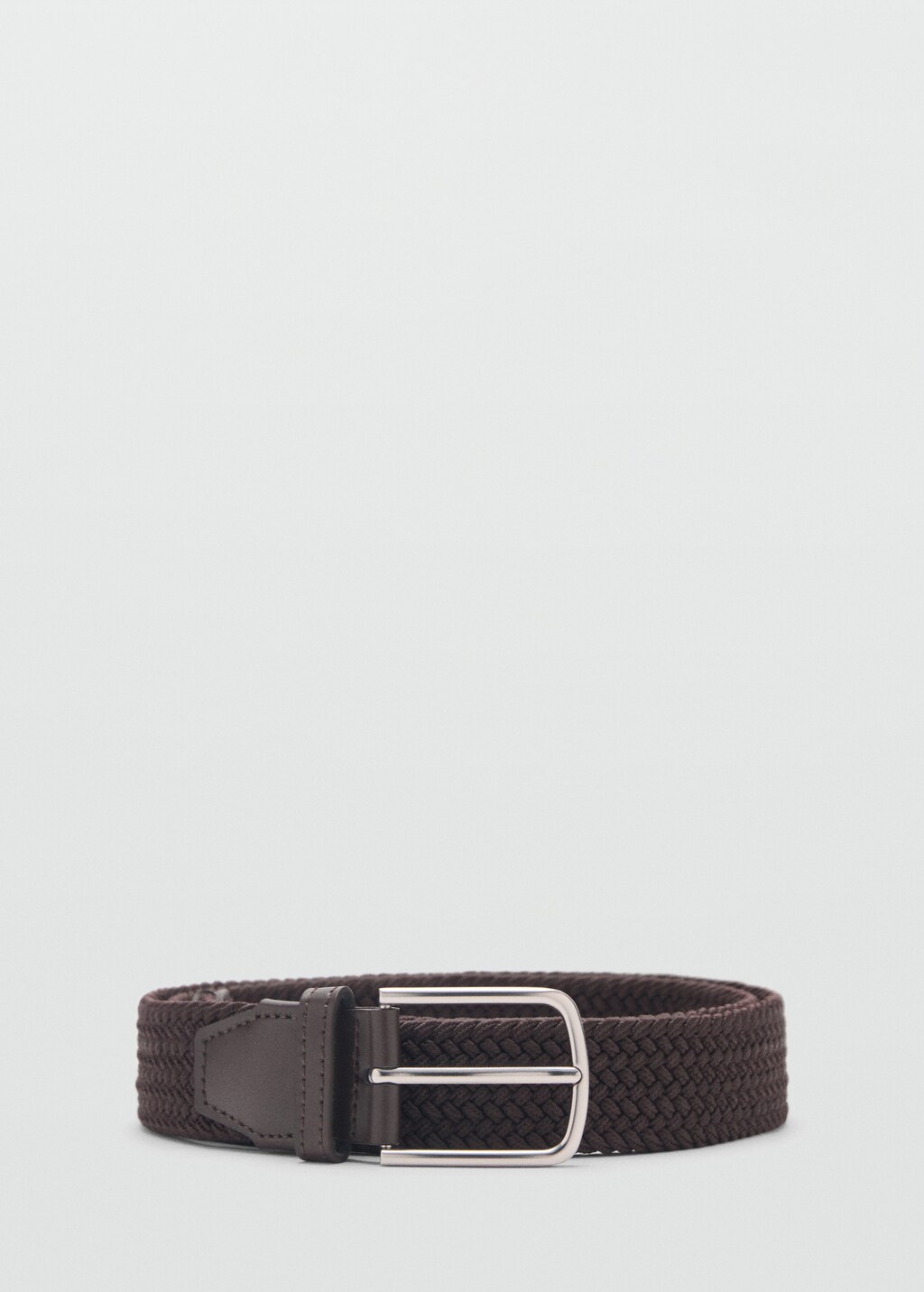 Braided elastic belt - Dark Navy