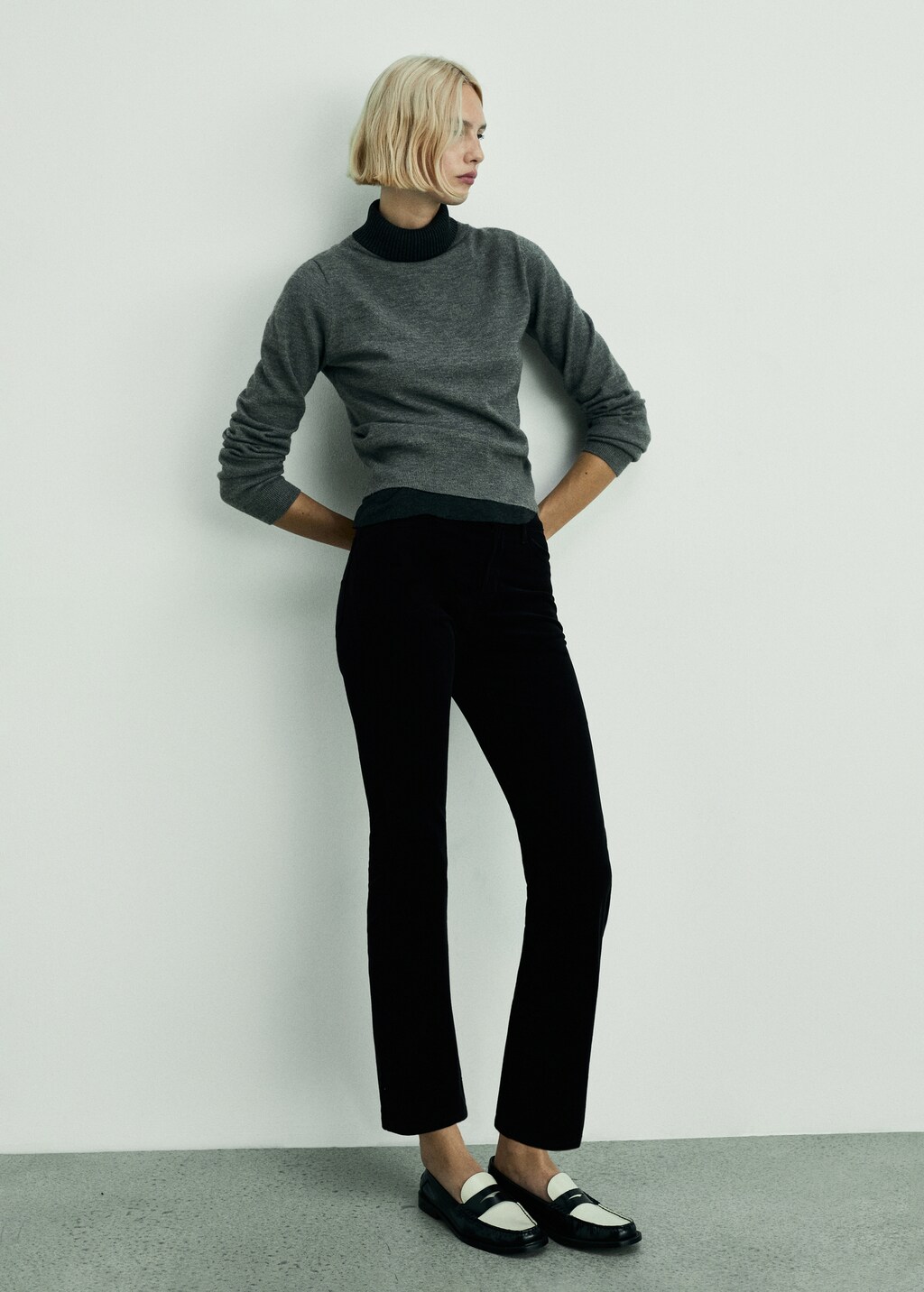 Sienna flared cropped corduroy trousers - Medium Brown