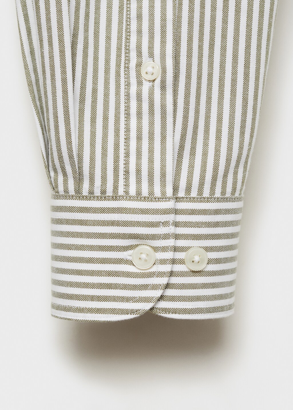 100% cotton kodak striped shirt - White