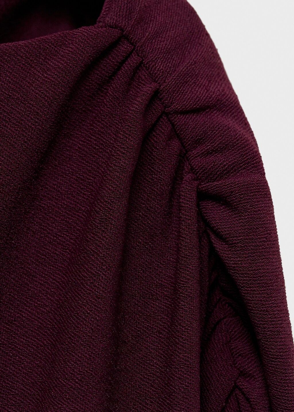 Asymmetrical midi-dress - Wine