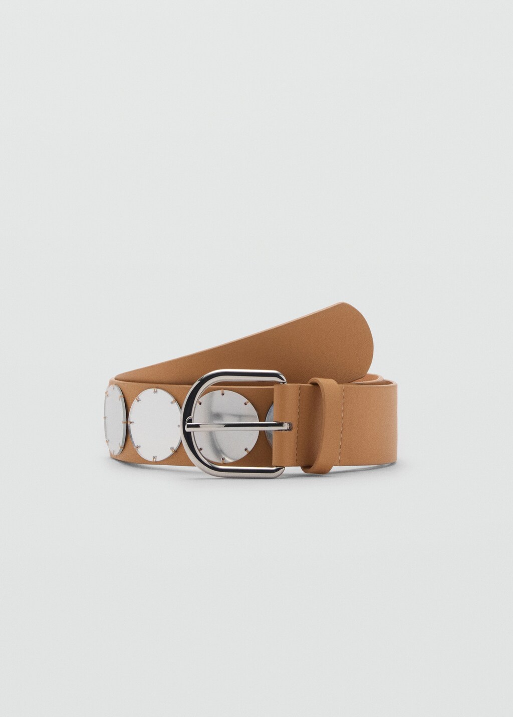Combined mirror belt - Beige