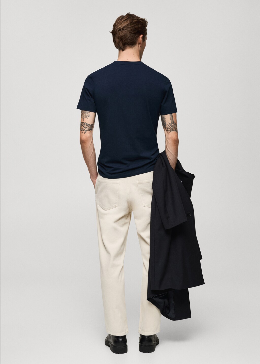 Stretch fit T-shirt - Black