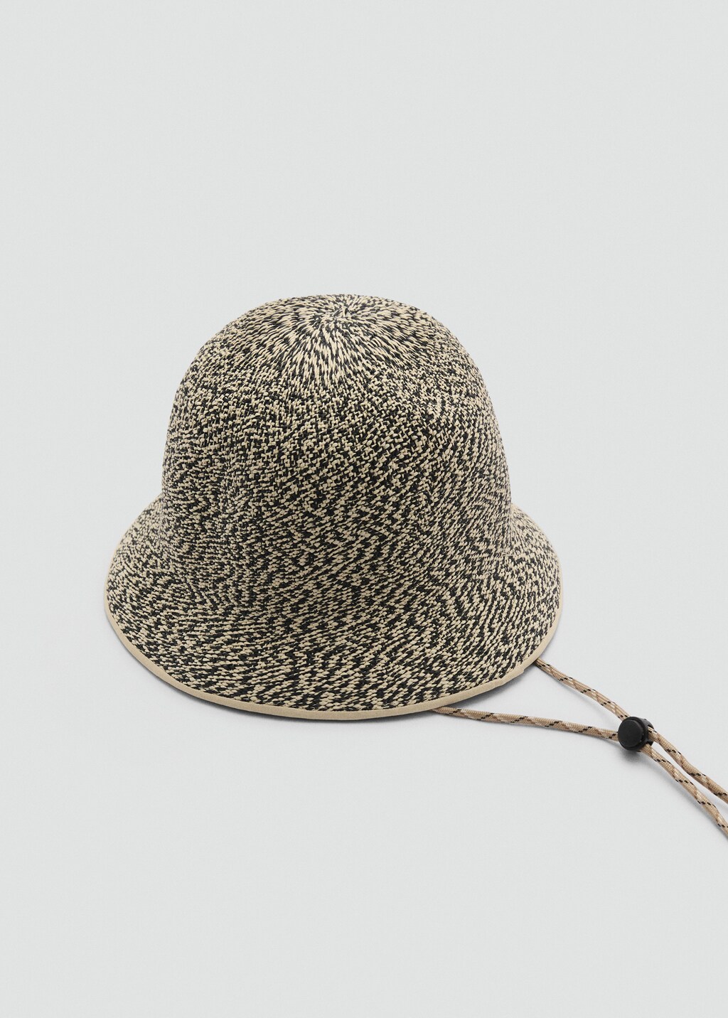 Straw bucket hat - Beige