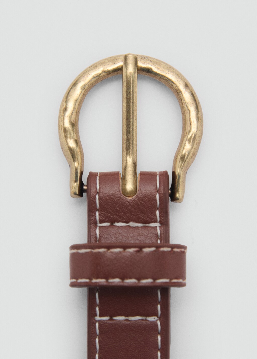 Braided belt - Brown