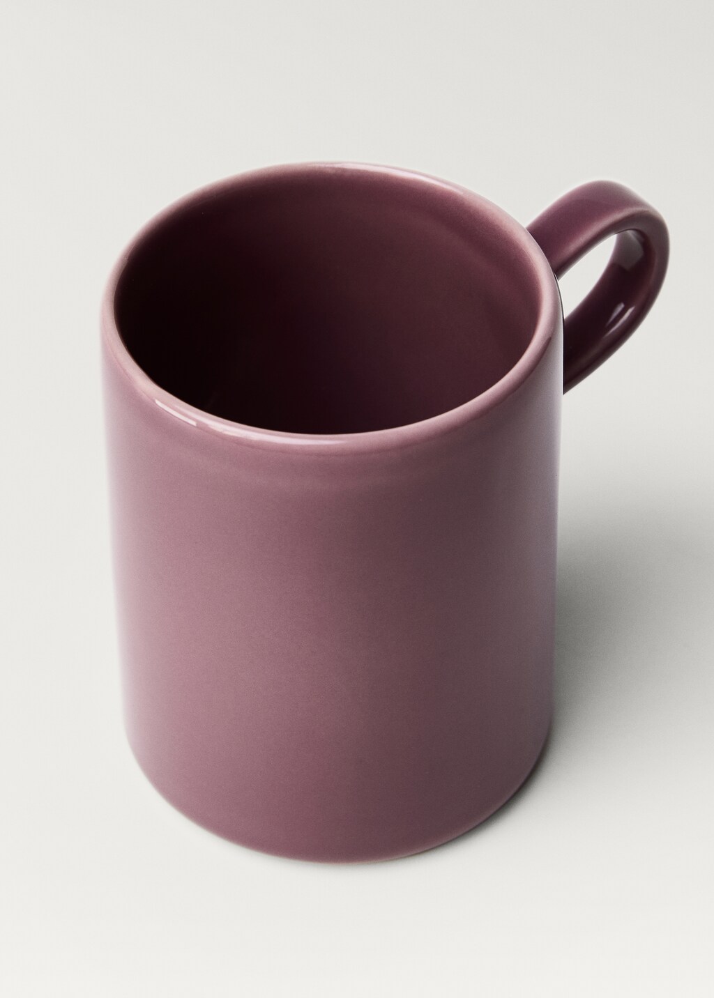 Smooth stoneware cup - Burnt Orange