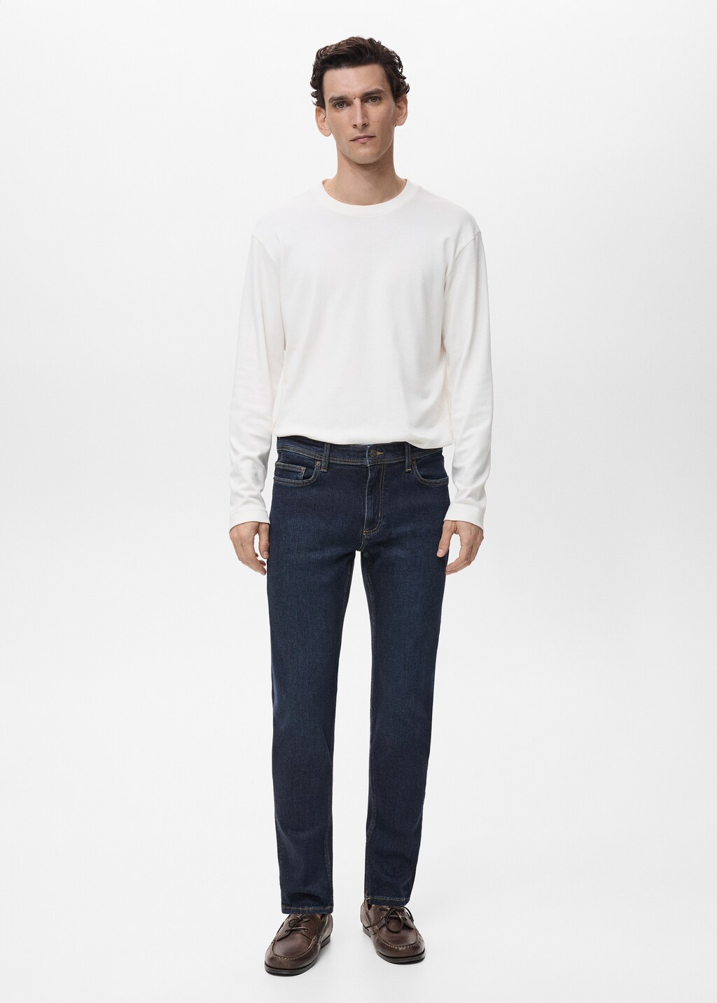 Slim fit black Jan jeans - Black denim