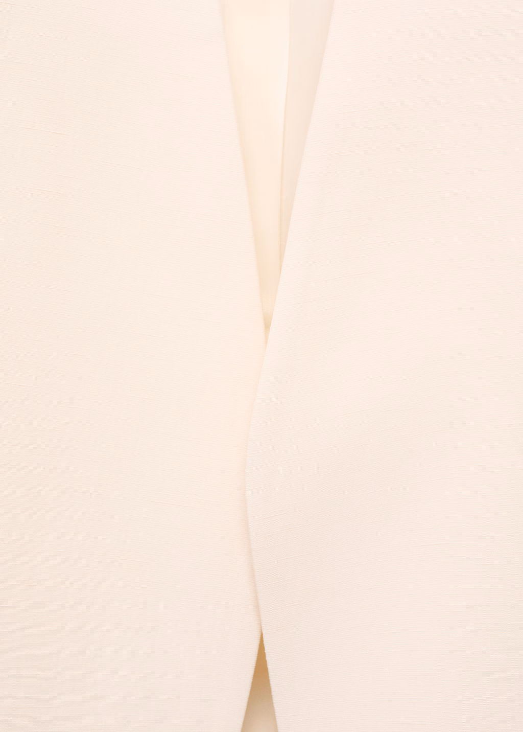 Lyocell and linen-blend jacket - Ecru