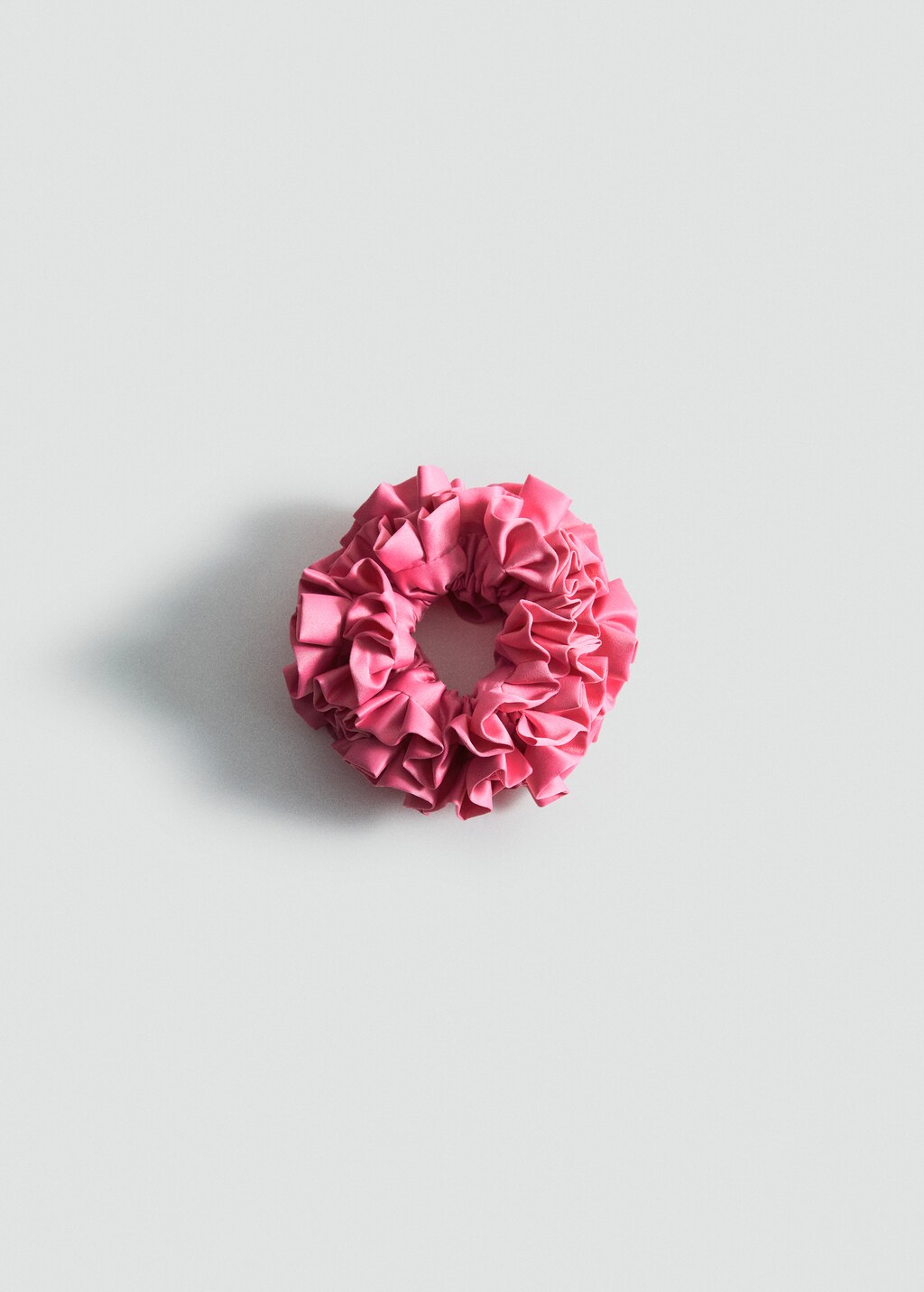 Mini ruffled scrunchie - Red