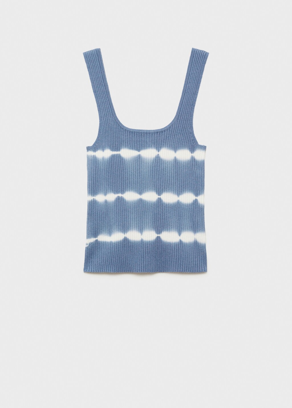 Tie-dye effect top - Charcoal