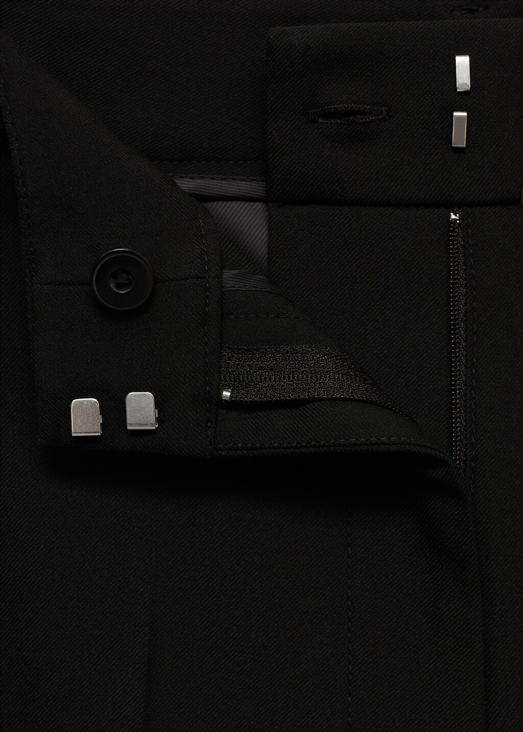 Flowy straight-fit trousers - Brown