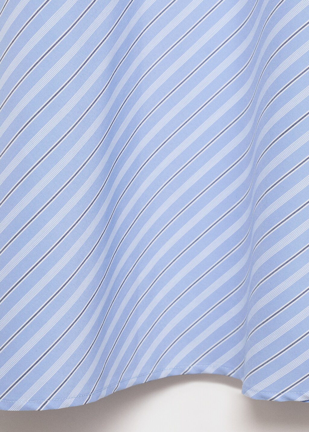 Striped midi skirt - Blue