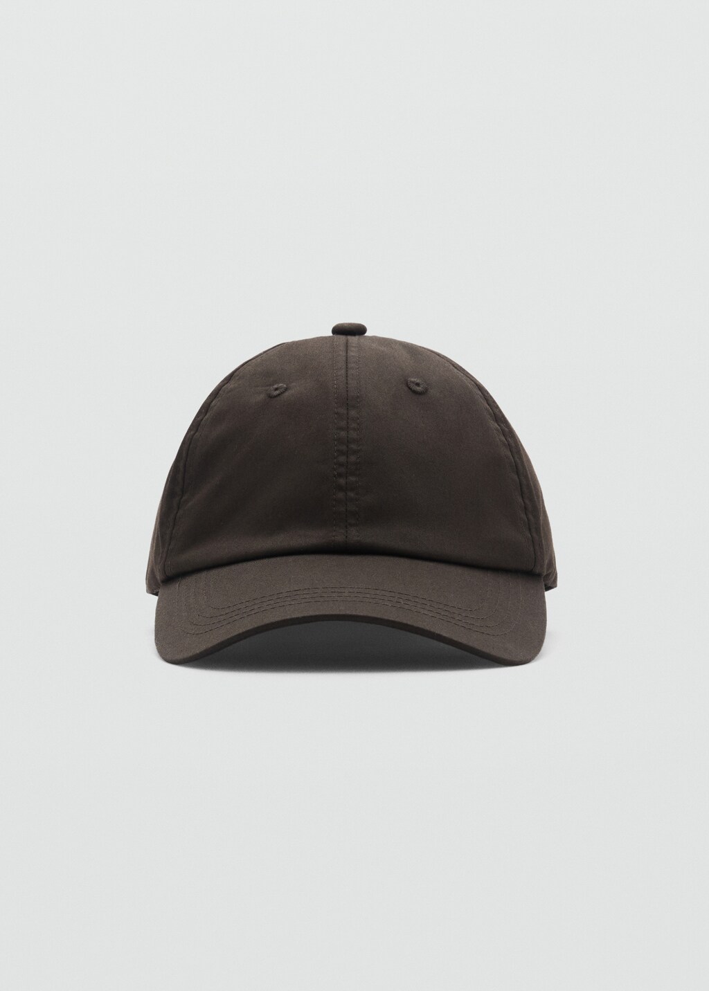 Cotton visor cap - Grey