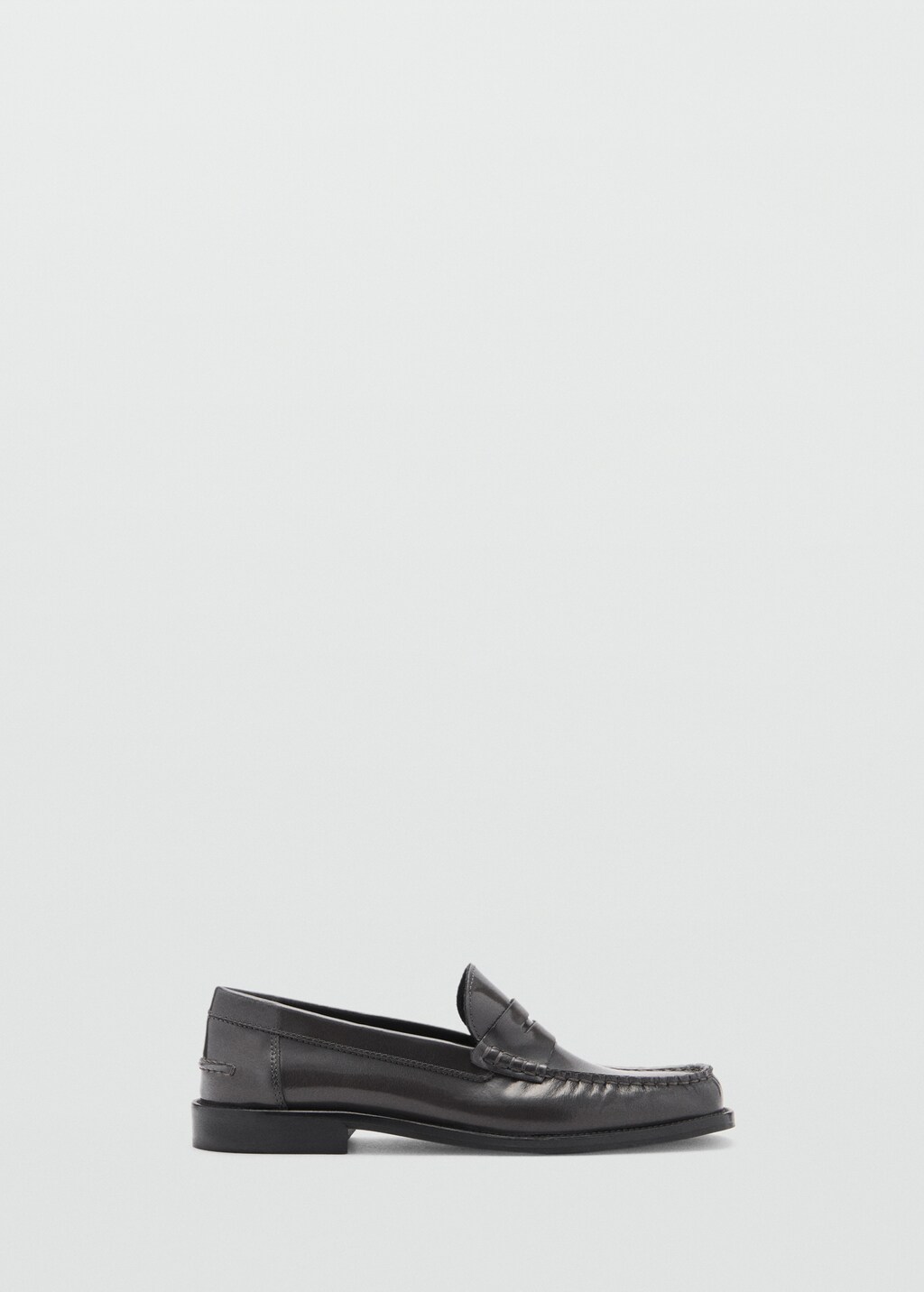 Leather loafers - Ecru