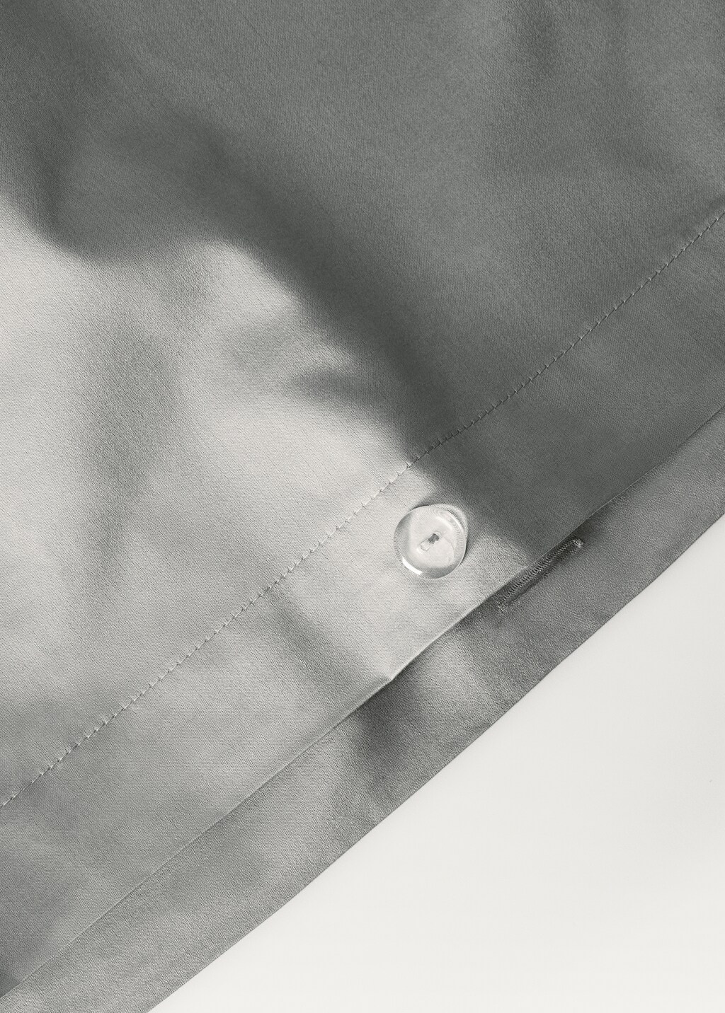 600-thread count satin cotton duvet cover for 135/140 cm bed - Pink