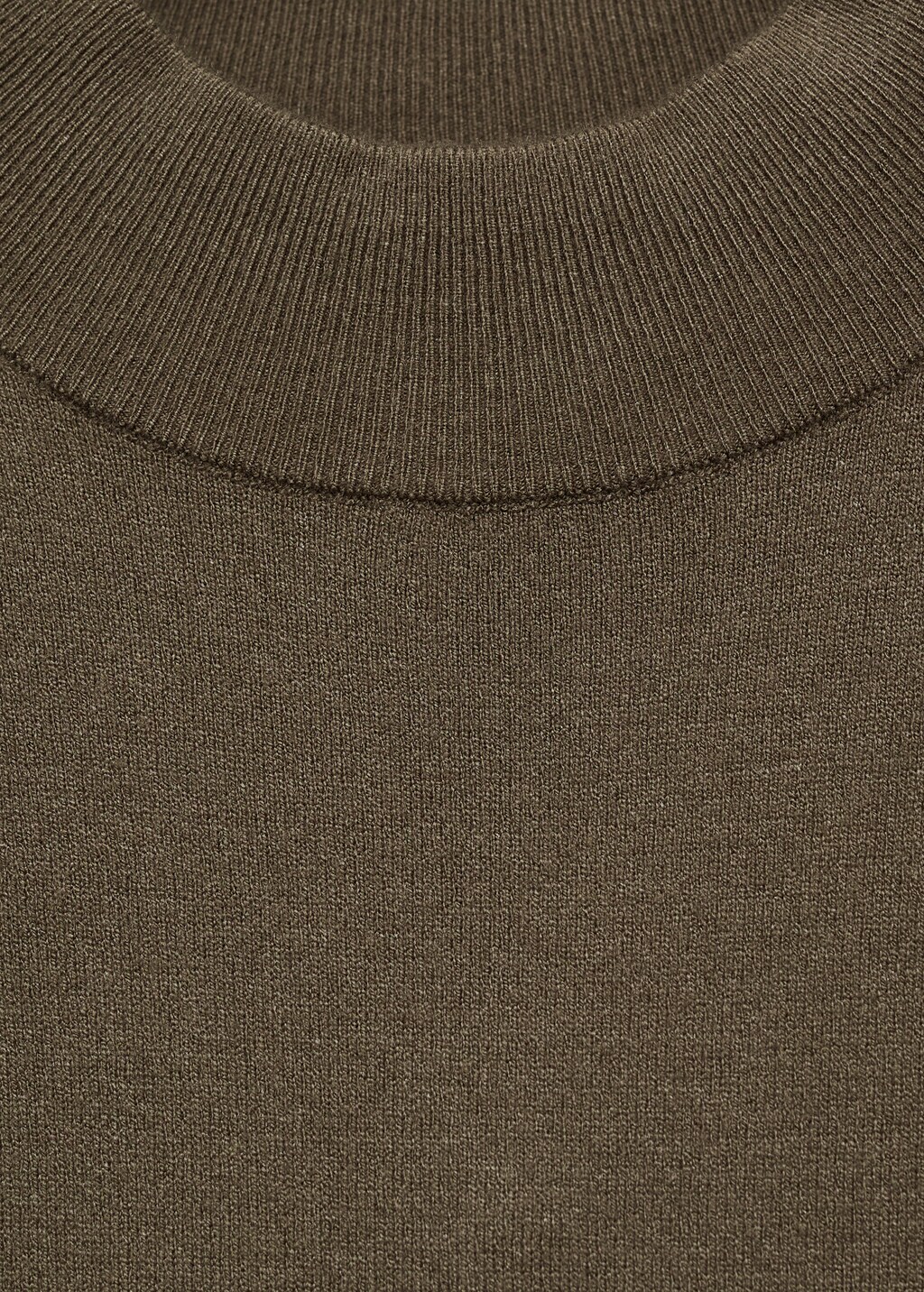 Side slit knit dress - Black