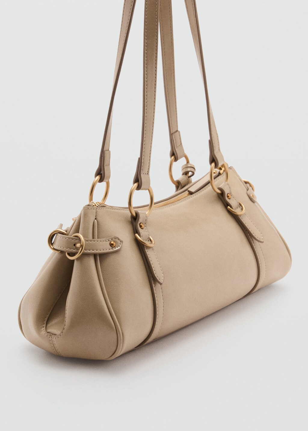 Double-handle bowling bag - Beige