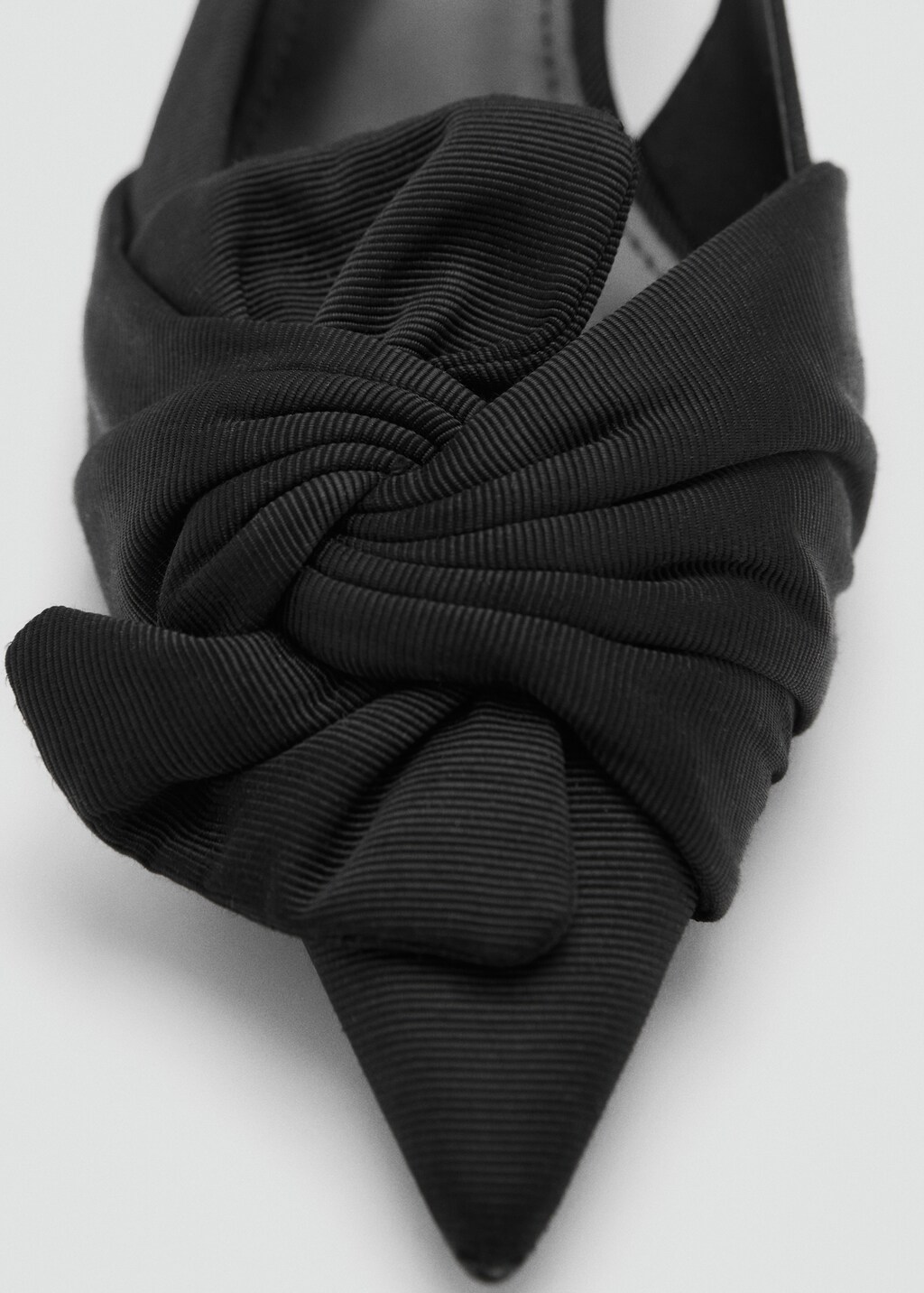 Knot heel shoes - Black