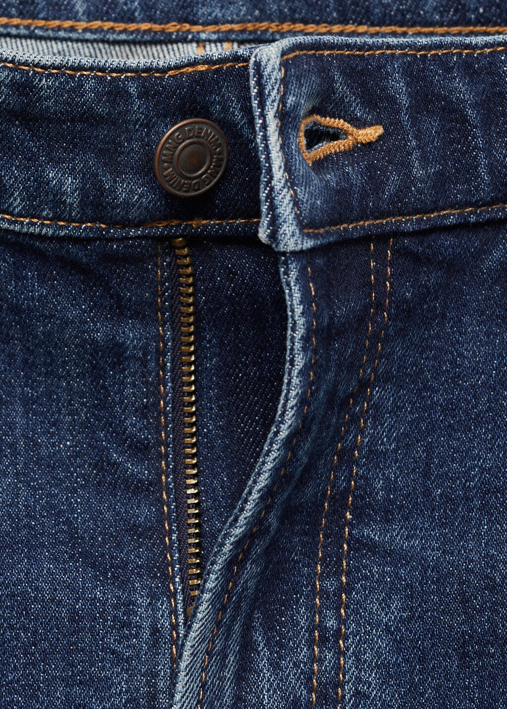 Ben tapered cropped jeans - Medium Brown