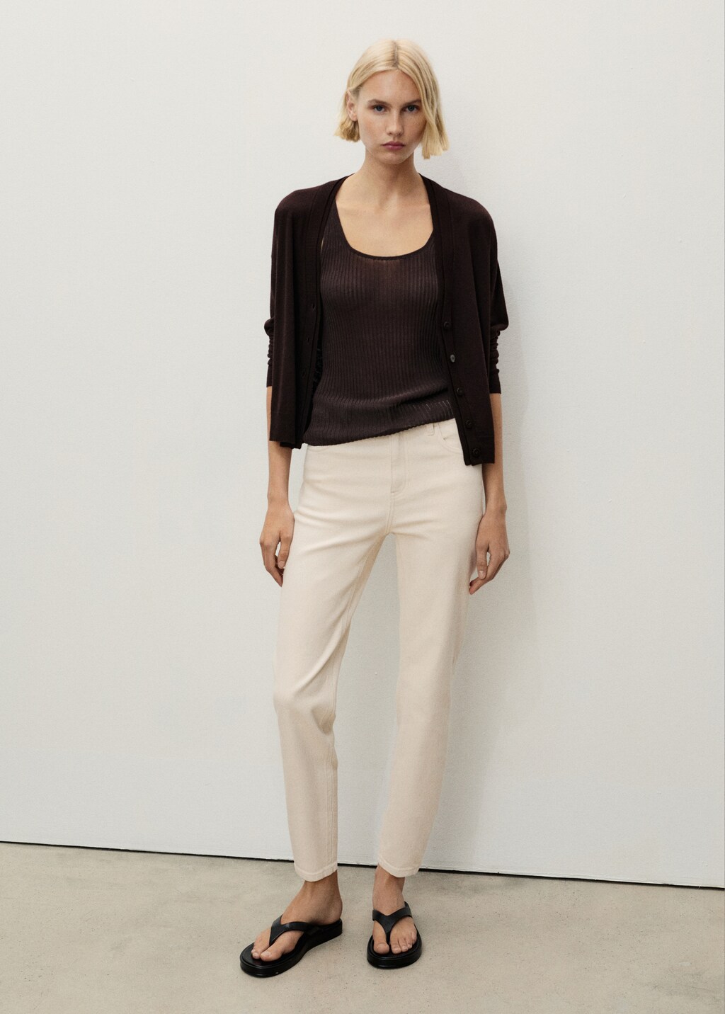 Newmom comfort high-rise jeans - Black denim