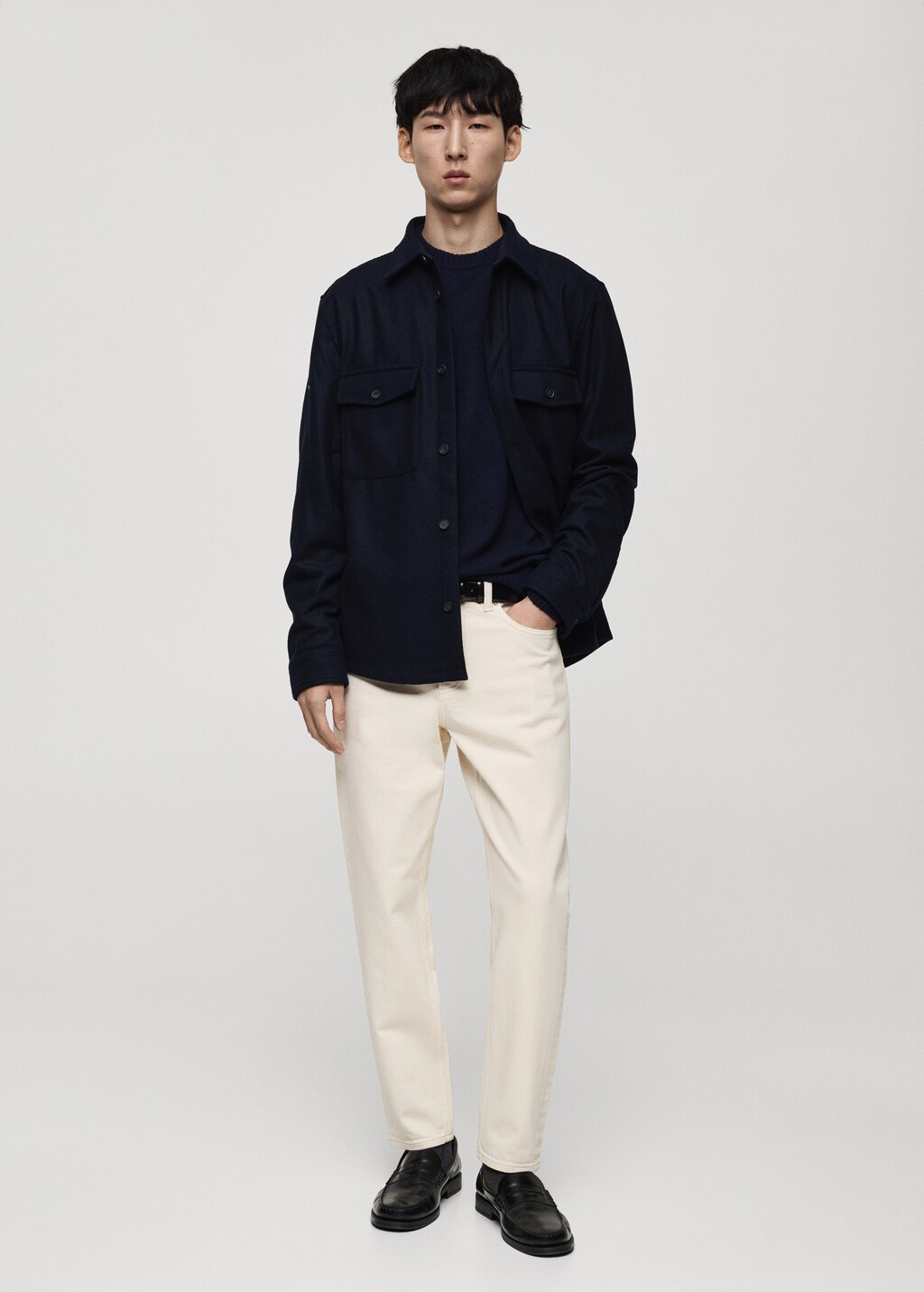 Ben tapered cropped jeans - Medium Brown